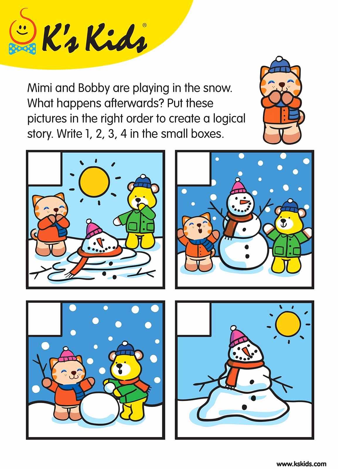 Get 30 Instantly Story Sequence Pictures Worksheets Simple Template