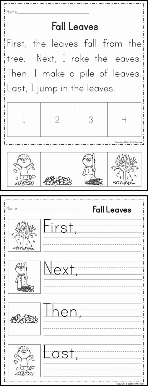 Story Sequencing Worksheets for Kindergarten Best Of Sequencing Stories First Next then Last Set 1