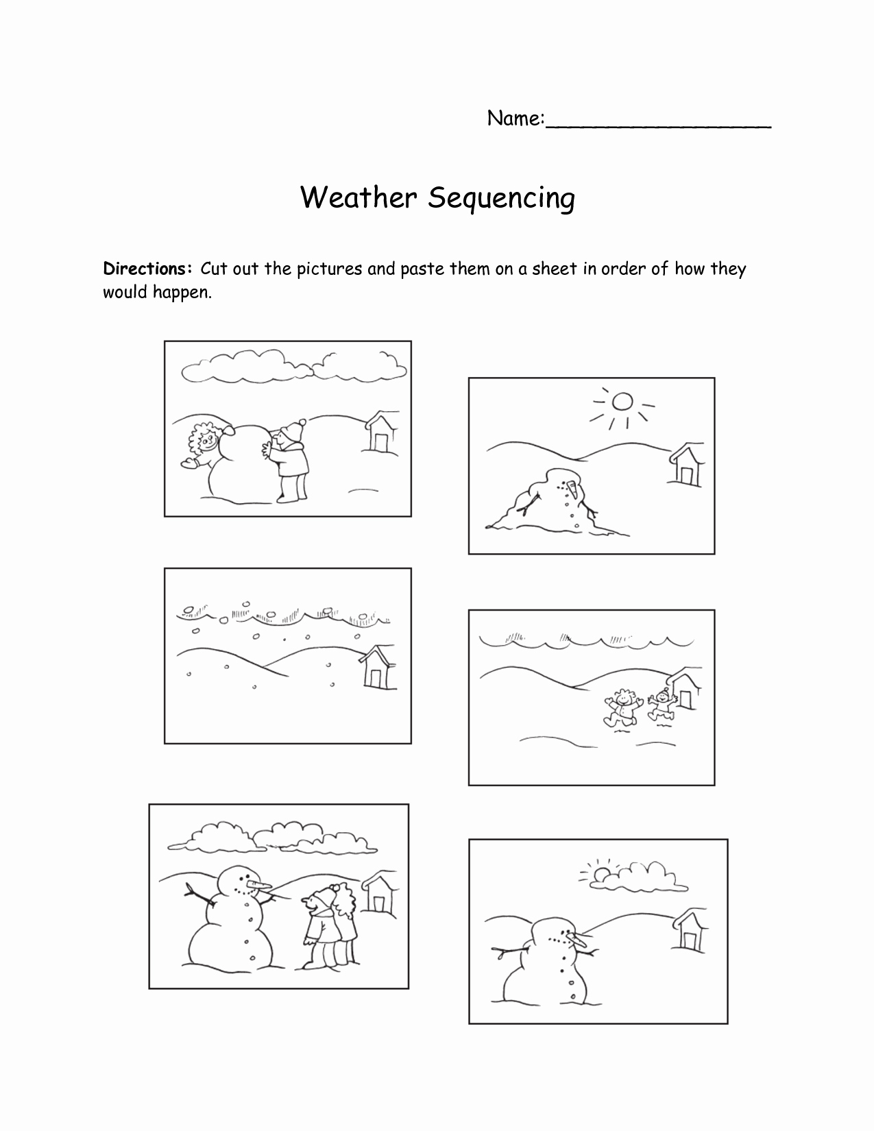 Story Sequencing Worksheets for Kindergarten Inspirational 8 Best Of Free Sequencing Printable Preschool