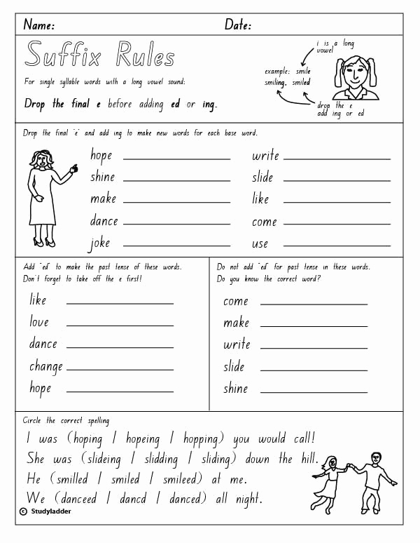 Suffix Ing Worksheet Awesome Suffix Rule Drop the Final E before Adding Ing or Ed