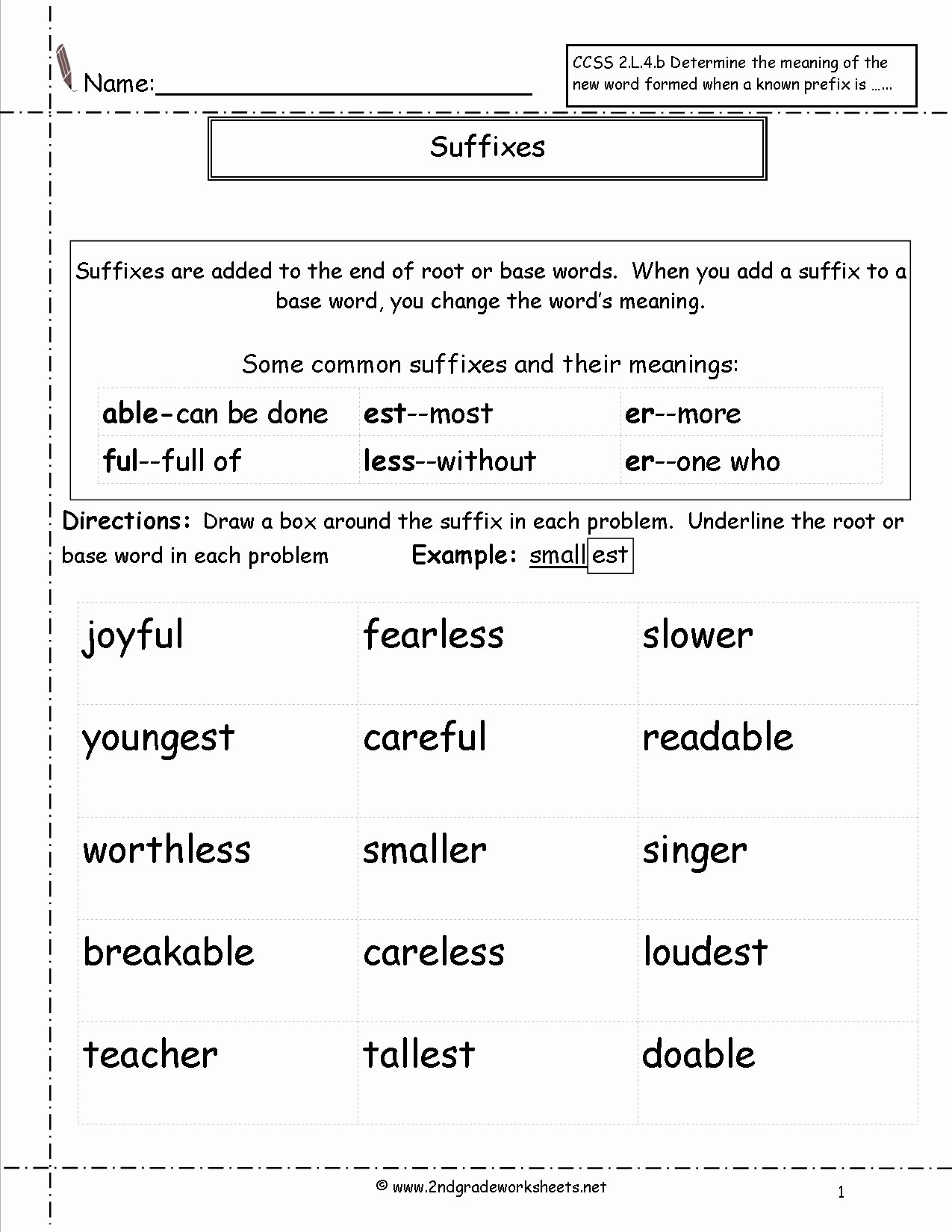 Suffix Worksheets for 4th Grade Luxury 10 Best Of Root Words 4th Grade Worksheets Prefix