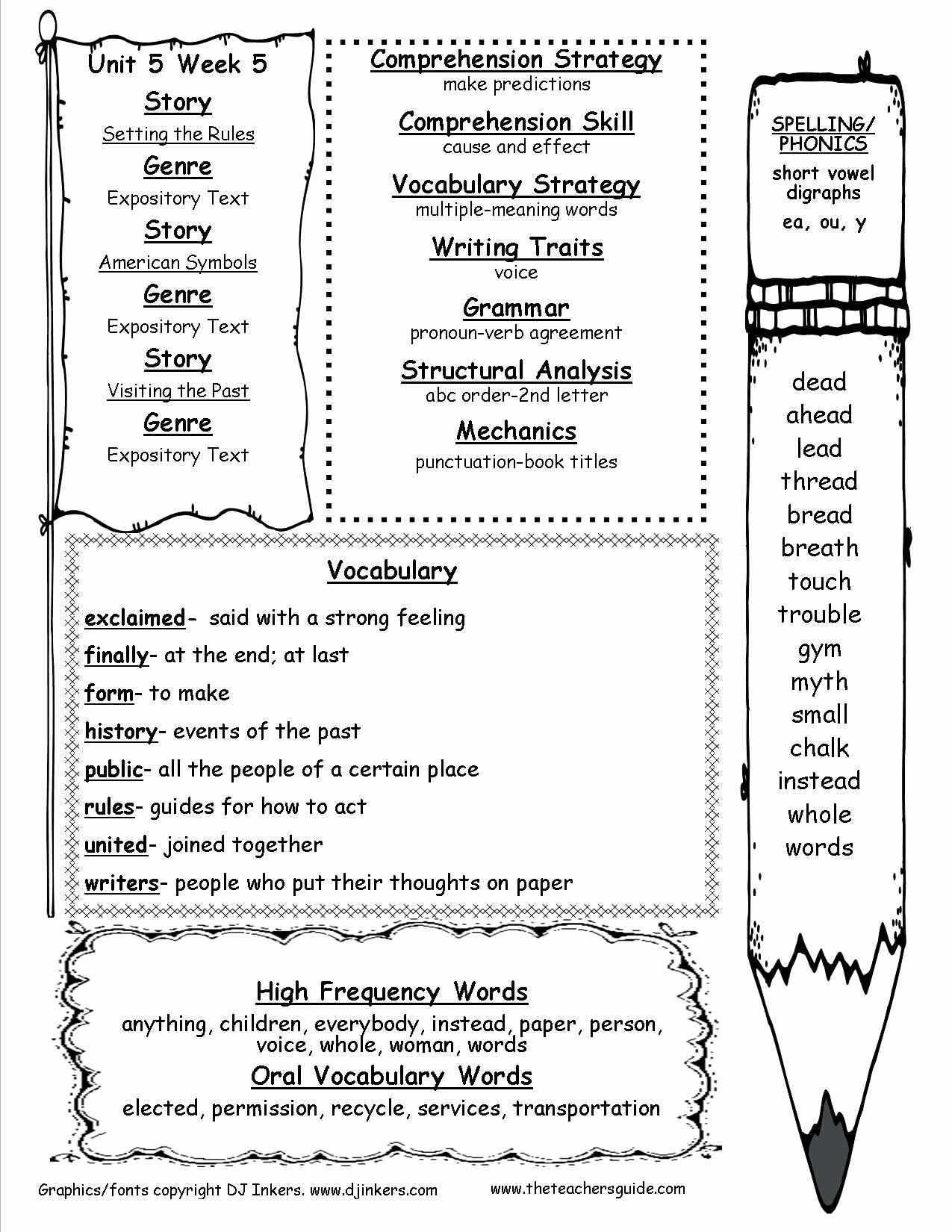 Summary Worksheets 2nd Grade Luxury 2nd Grade Prehension Worksheet Vocabulary Words for