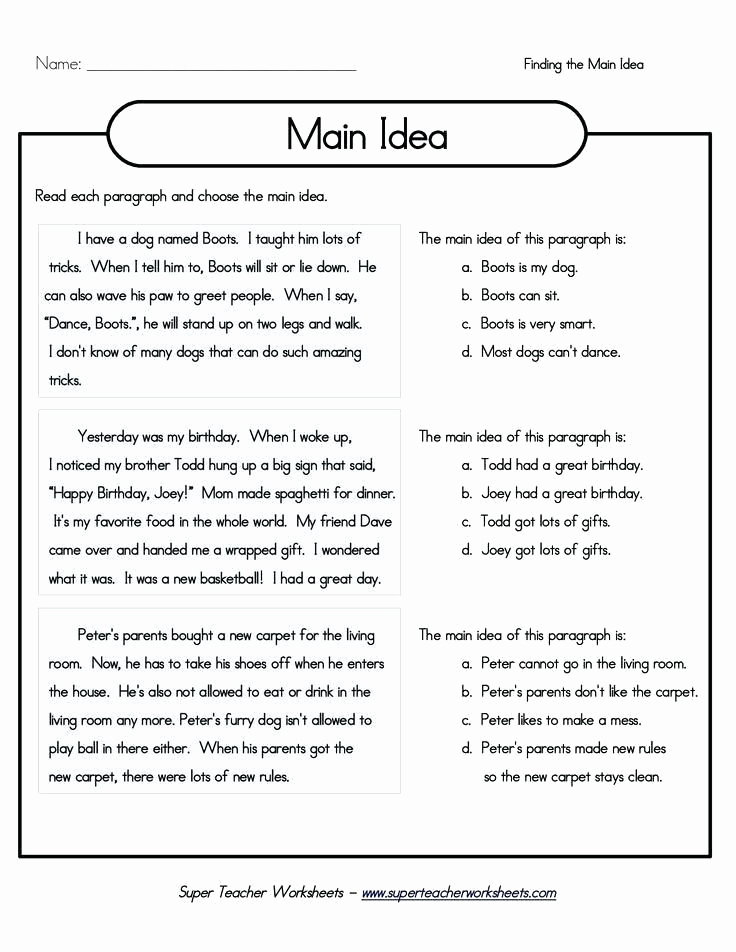 Summary Worksheets Middle School Fresh Free Printable Summarizing Worksheets Pdf Middle School
