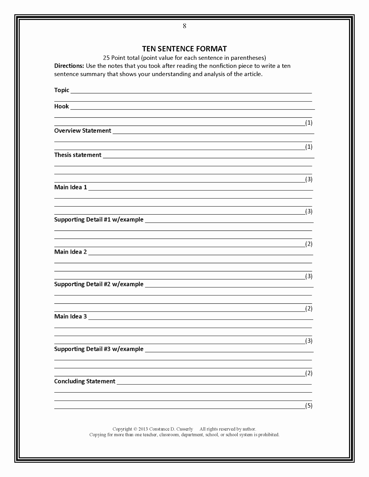Summary Worksheets Middle School New 16 Best Of Nonfiction Summarize Worksheet