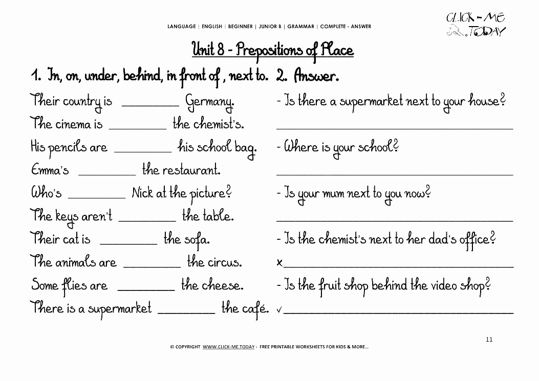 Super Teacher Worksheets Prepositions Beautiful 25 Paragraph Editing Worksheets 4th Grade