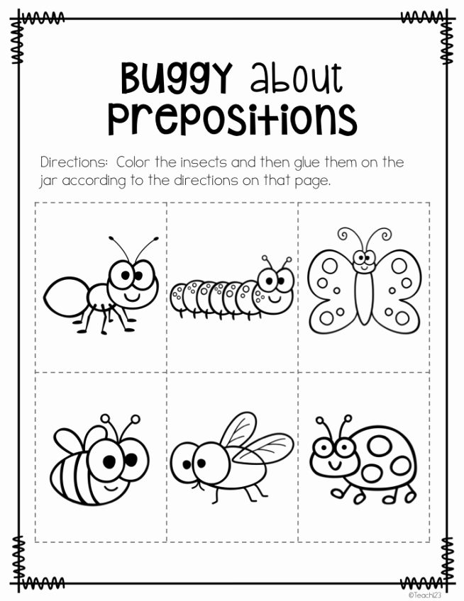 Super Teacher Worksheets Prepositions Beautiful Busy P’s Prepositions