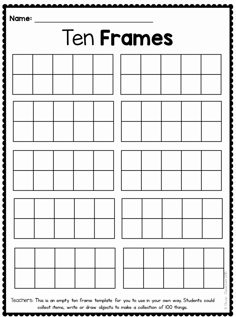 Ten Frames Worksheets Lovely 18 Best Of Ten Frame Math Worksheets Kindergarten