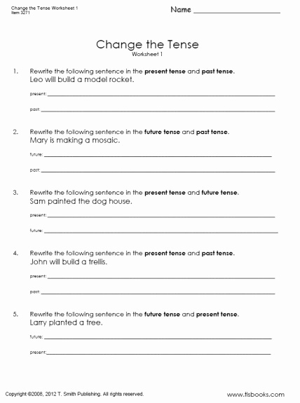 Tenses Worksheets for Grade 6 Lovely New 571 English Worksheets for Grade 6 On Tenses