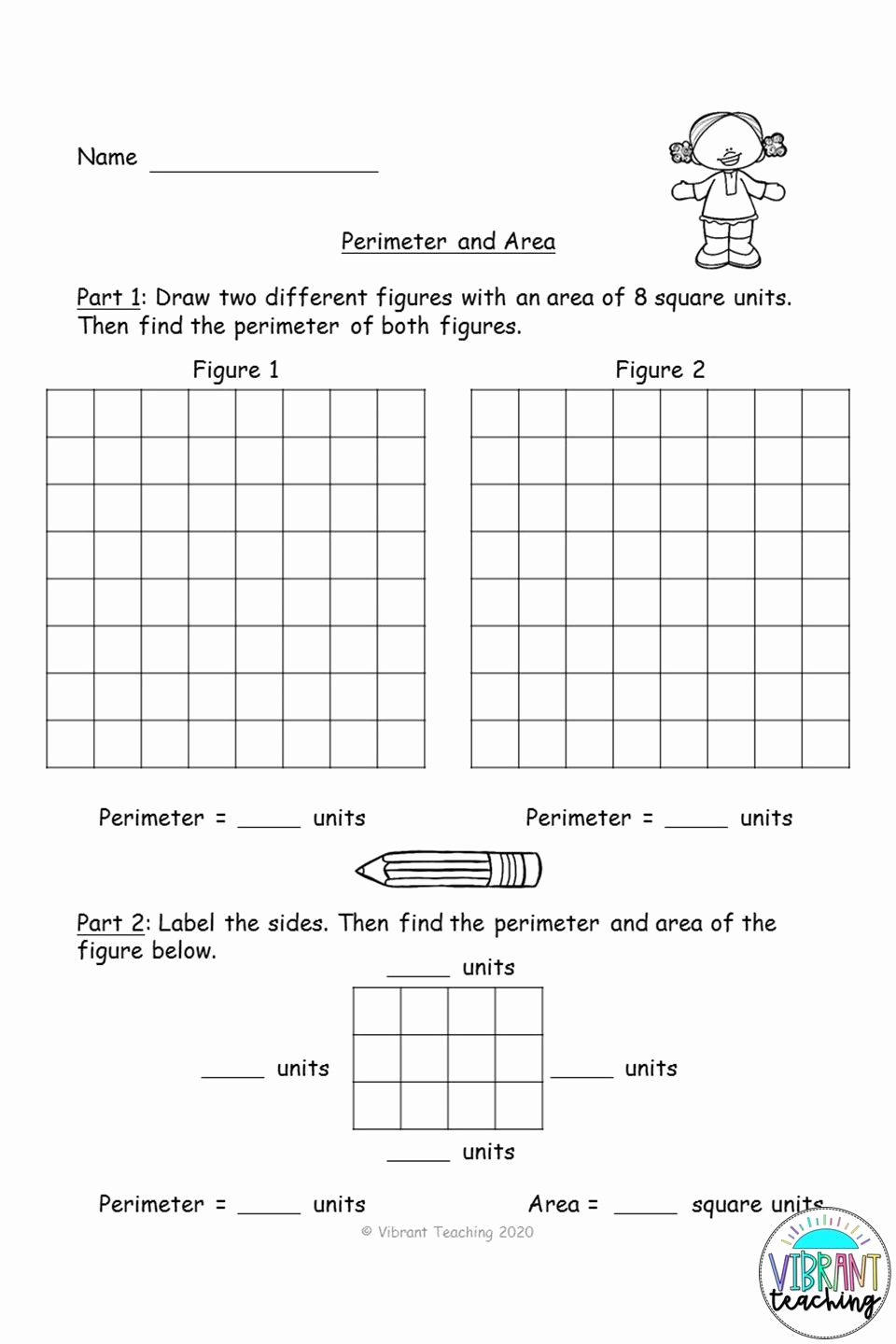 Third Grade Perimeter Worksheets Unique Perimeter Worksheets 3rd Grade