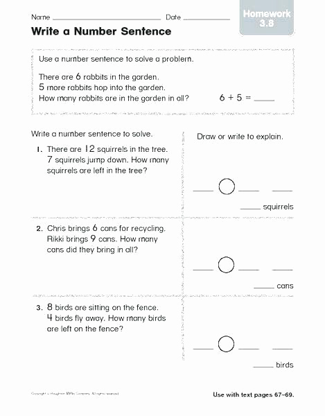 Topic Sentence Worksheets 5th Grade Fresh topic Sentence Worksheets 5th Grade Number Sentence