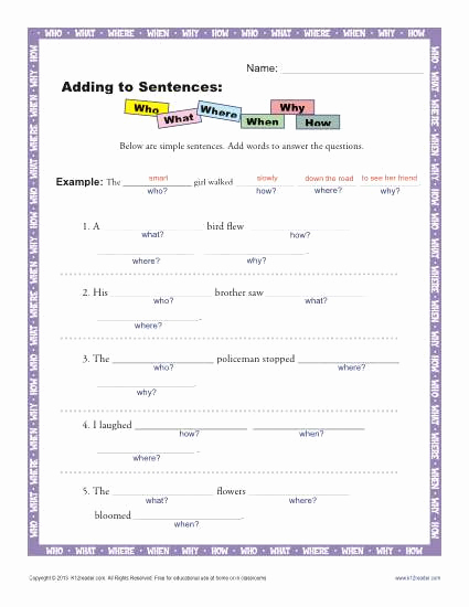 Topic Sentence Worksheets 5th Grade Inspirational 20 topic Sentence Worksheets 5th Grade