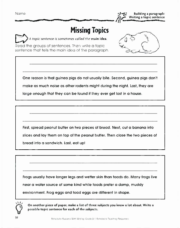 Topic Sentence Worksheets 5th Grade Unique topic Sentence Worksheets 5th Grade Upgrade sort Us Main