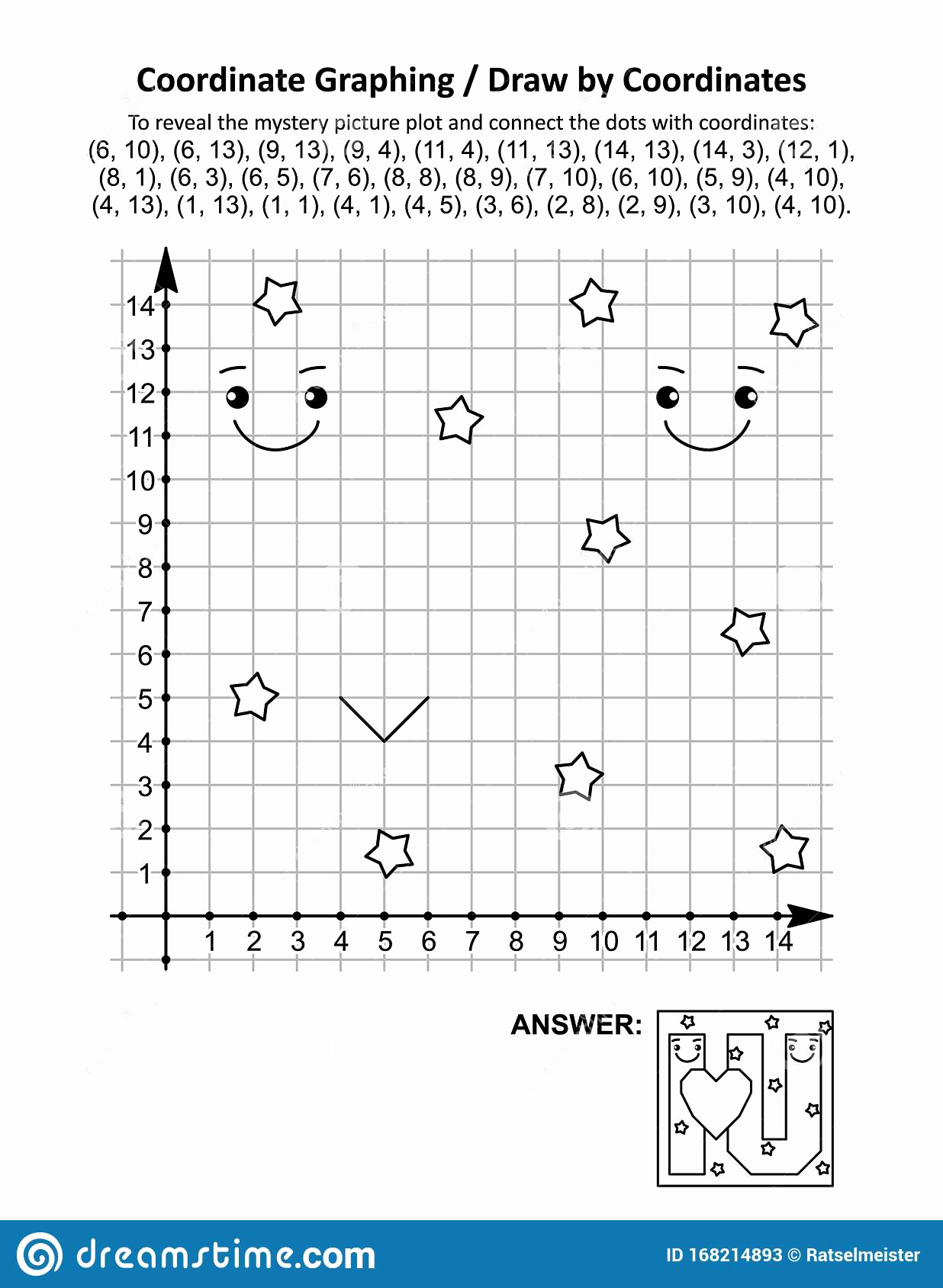 Valentine Day Coordinate Graphing Worksheets Unique St Valentine S Day Coordinate Graphing Draw by