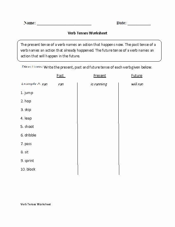 Verbs Past Present Future Worksheet Awesome Past Present Future Tense 2 Worksheets