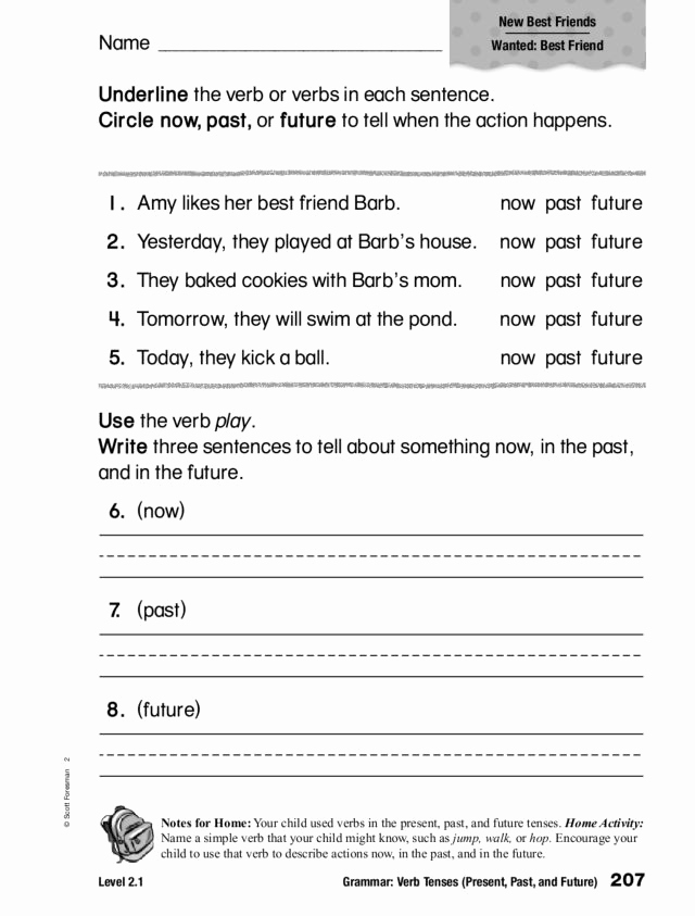Verbs Past Present Future Worksheet Best Of Grammar Verb Tenses Present Past and Future Worksheet