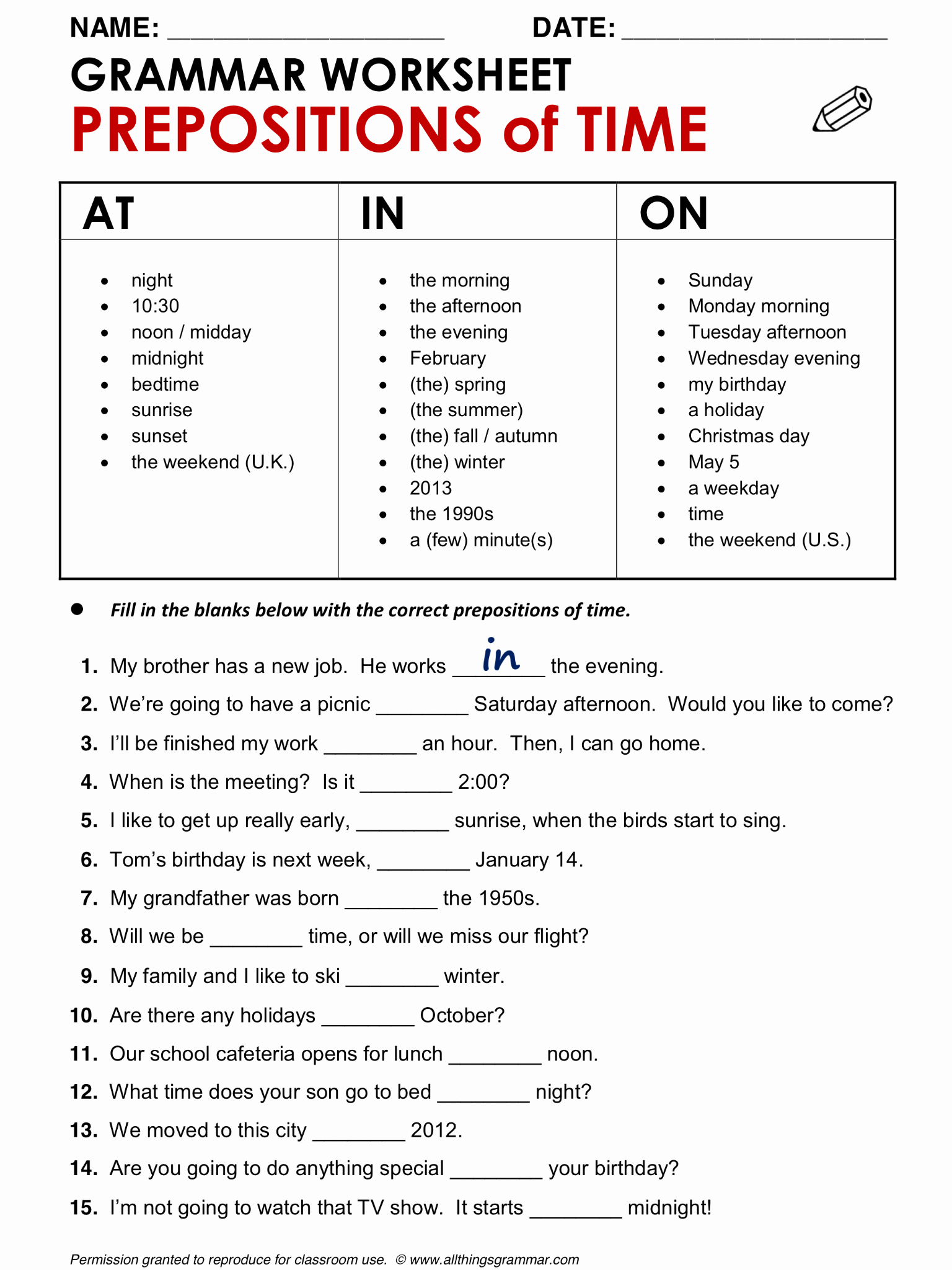 Verbs Worksheets for Middle School Awesome Gramar Worksheet Middle School