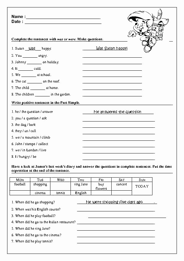 Verbs Worksheets for Middle School Elegant 20 Verb Tense Worksheets Middle School Printable
