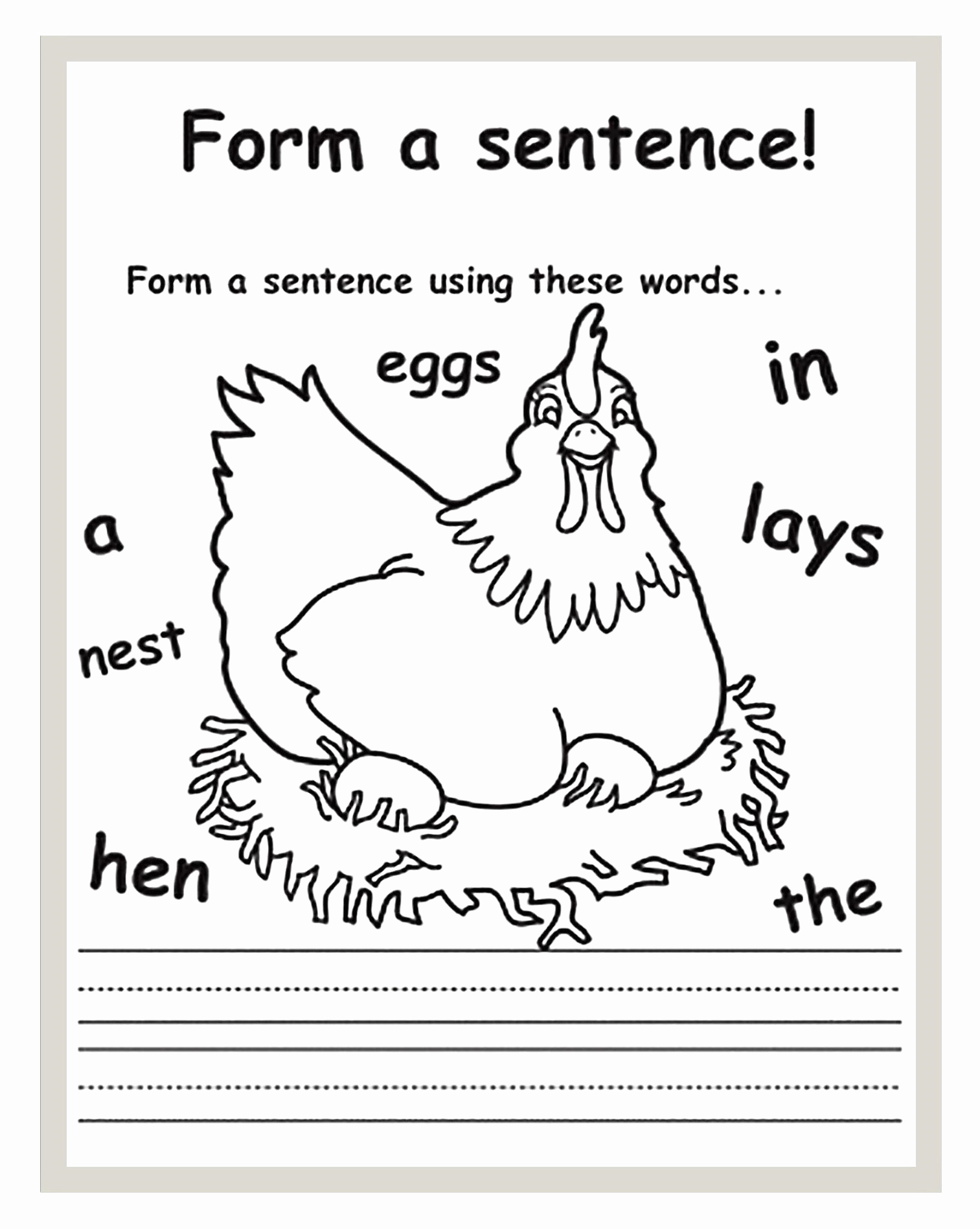 Vocabulary Worksheets for 1st Graders Awesome 12 Good Examples 1st Grade Worksheets Free Download