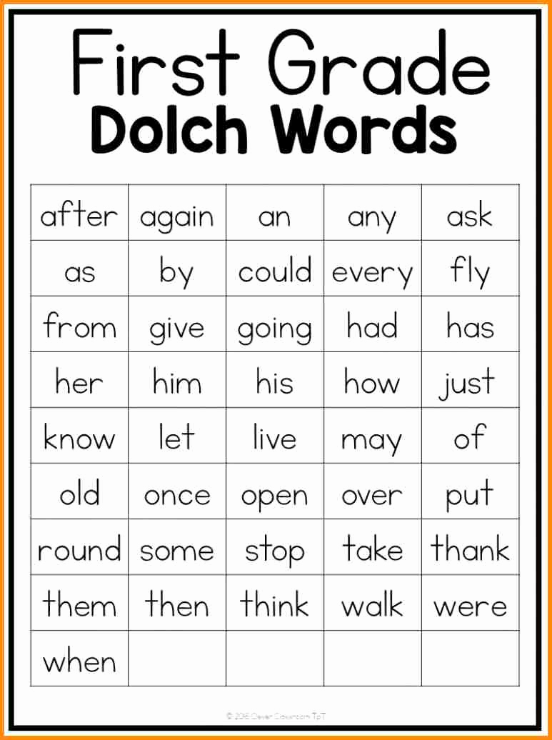 Vocabulary Worksheets for 1st Graders Luxury 1st Grade Worksheet Sight Words for Print 1st Grade