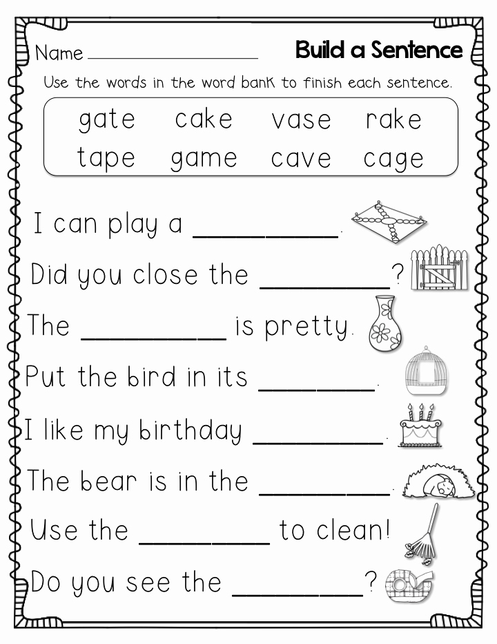 Worksheets for First Grade Writing Beautiful 1st Grade Worksheets Best Coloring Pages for Kids
