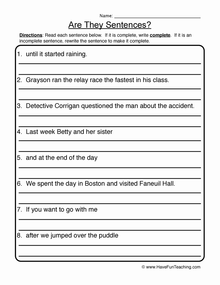 Writing Sentences Worksheets Elegant Writing Worksheets Resources