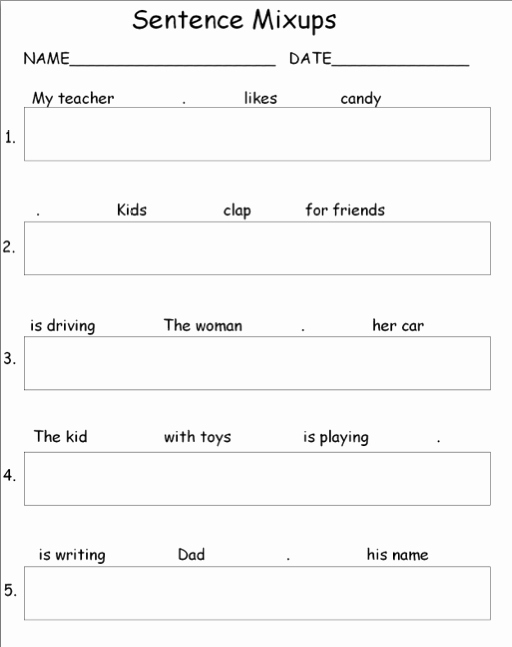 Writing Sentences Worksheets Luxury Autism Tank Writing Sentences Product