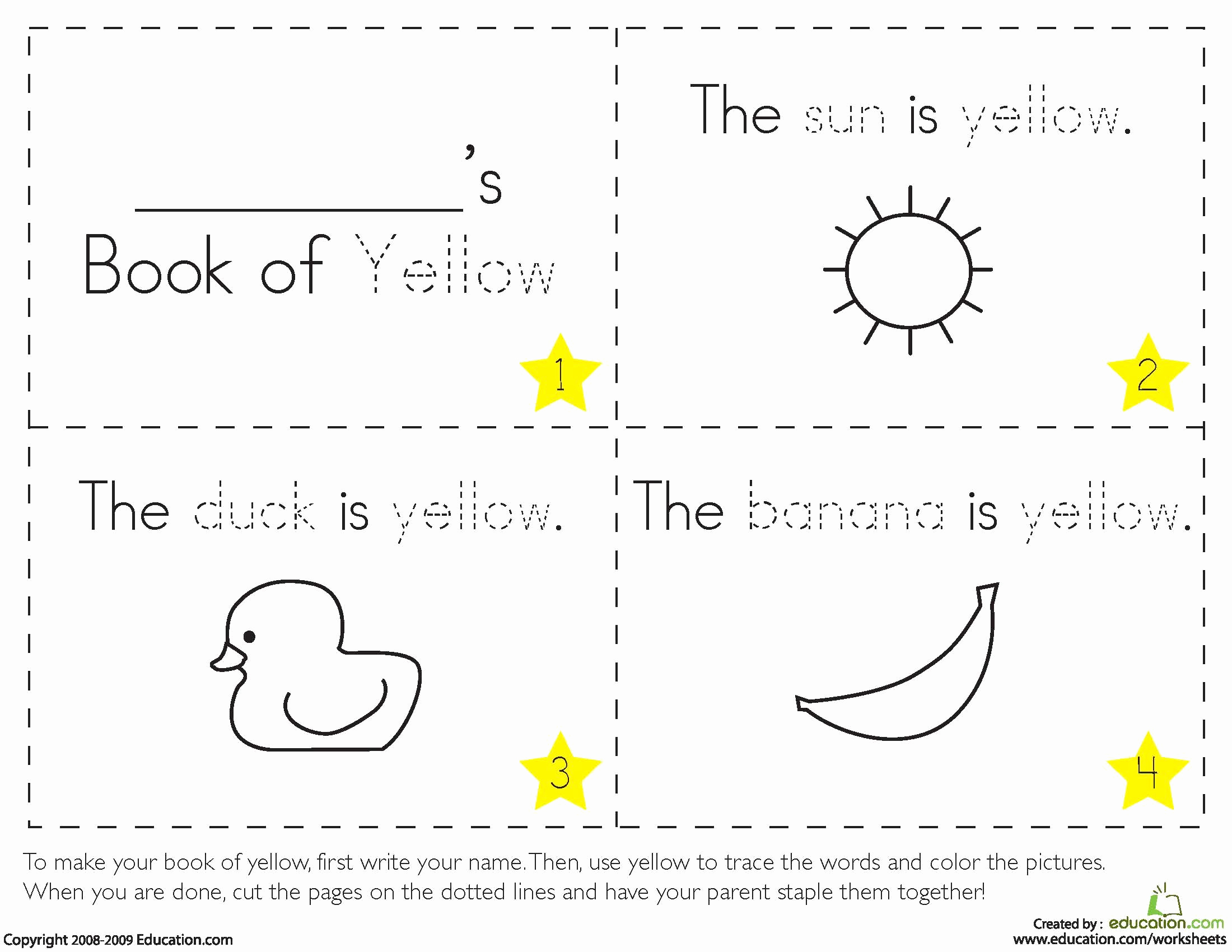 Yellow Worksheets for Preschool Elegant Yellow Worksheet for Preschool Kindergarten Worksheets